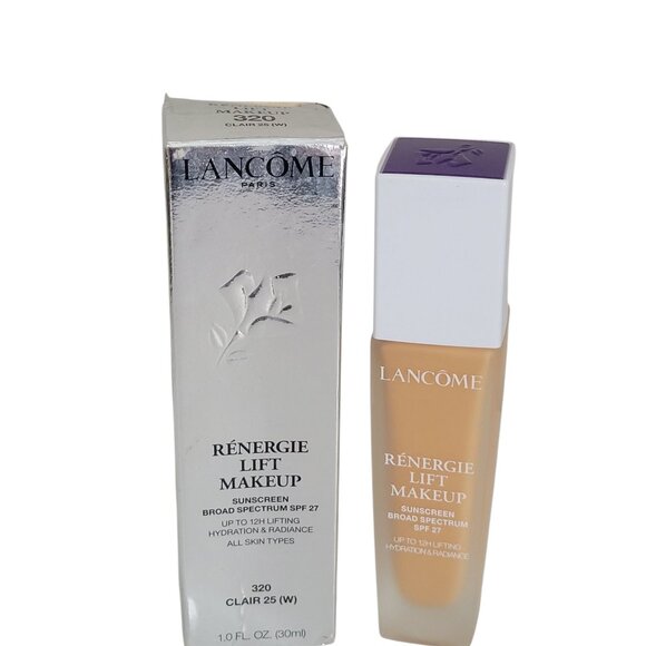Lancome Renergie Lift Makeup Foundation 320 CLAIR 25 W SPF 27 Old Stock with Box - Picture 1 of 11